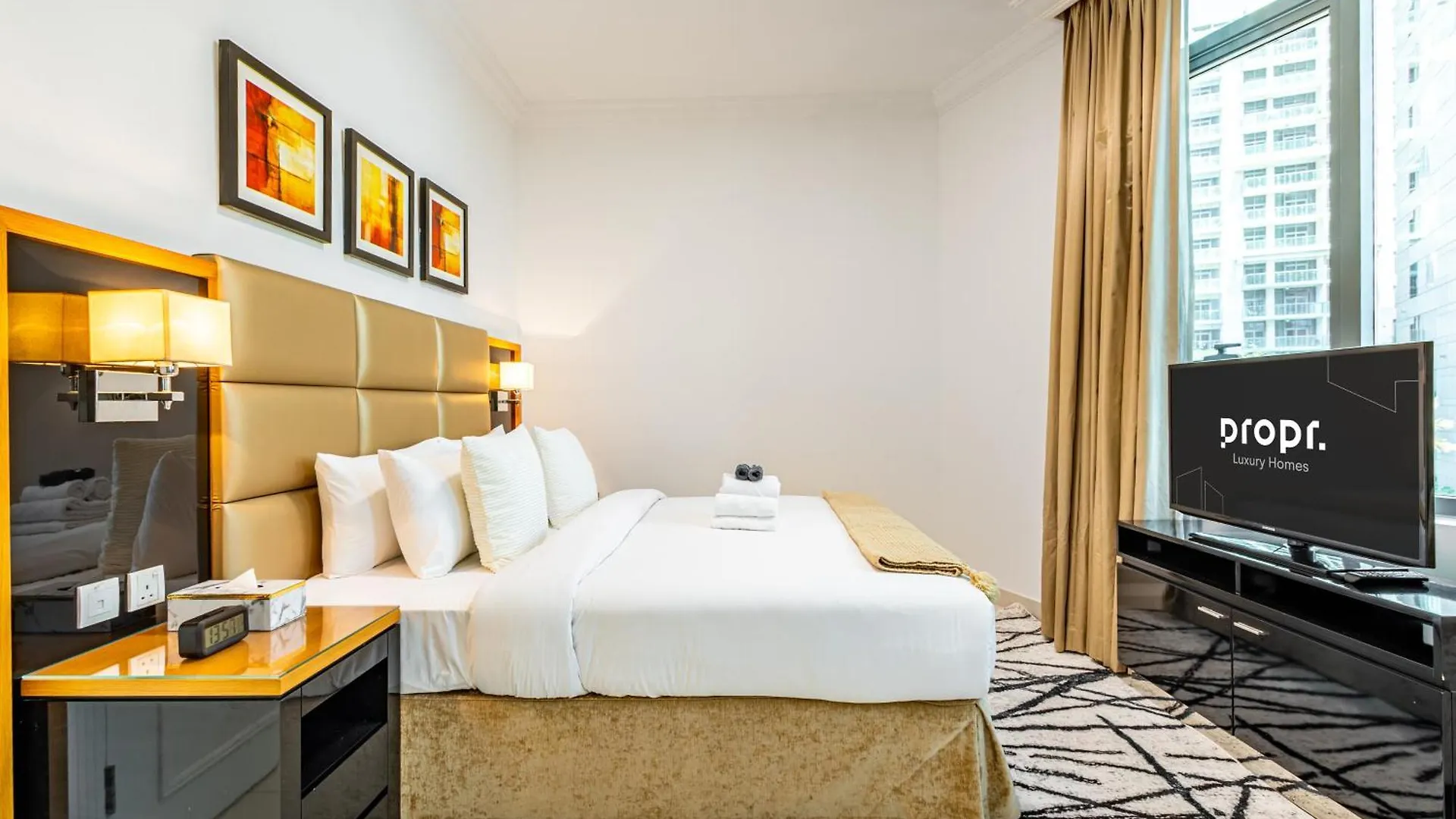Apartament Spacious 1Br - Balcony & Pool View - Capital Bay Dubaj
